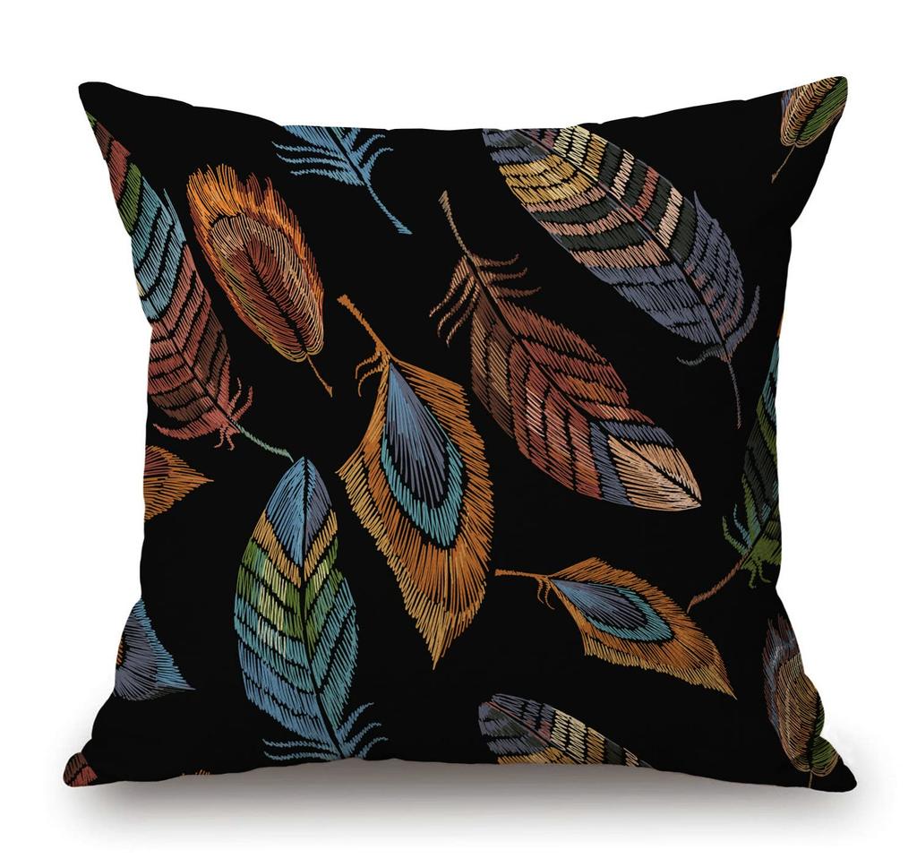Kokopelli Southwest Kissenbezug Stammesflötenspieler Kissenhülle Native American Stil Heimdeko Boho Geschenk
