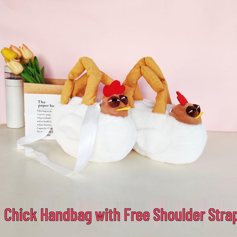 Gogo Chicken Cartoon Celebrity Handbag – Large Capacity Cute Crossbody Bag Gift