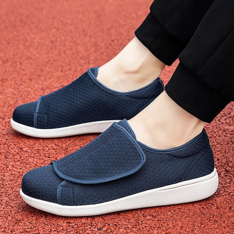 2025 new spring and summer mesh light and breathable Velcro women's casual shoes light and comfortable men and women