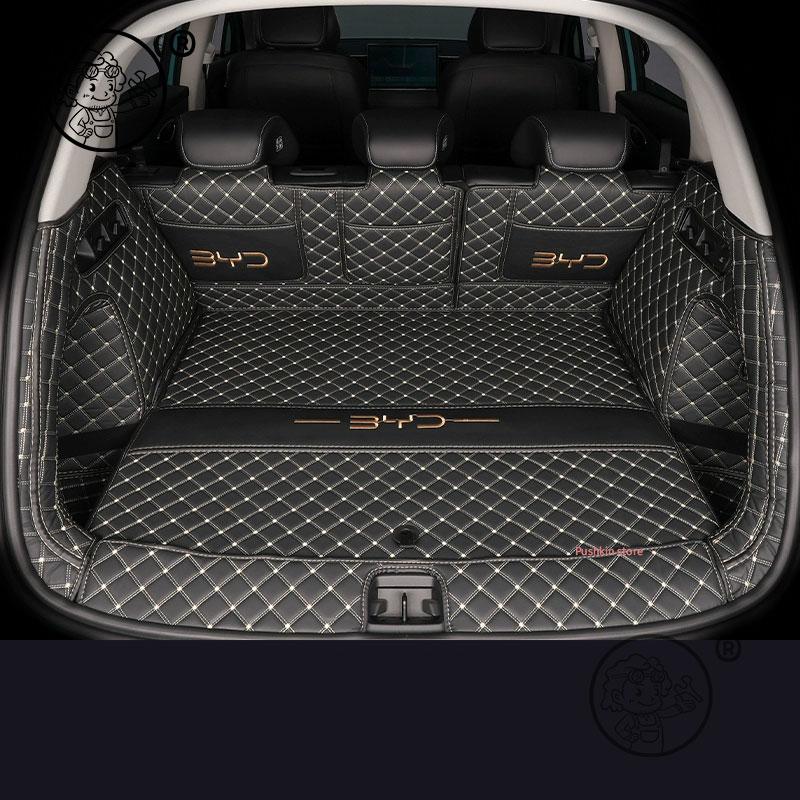 For BYD Sealion 06 EV/DMI 2025 2026 Car Boot Mat Rear Trunk Liner Cargo Leather Floor Carpet Tray Protector Accessories Mats
