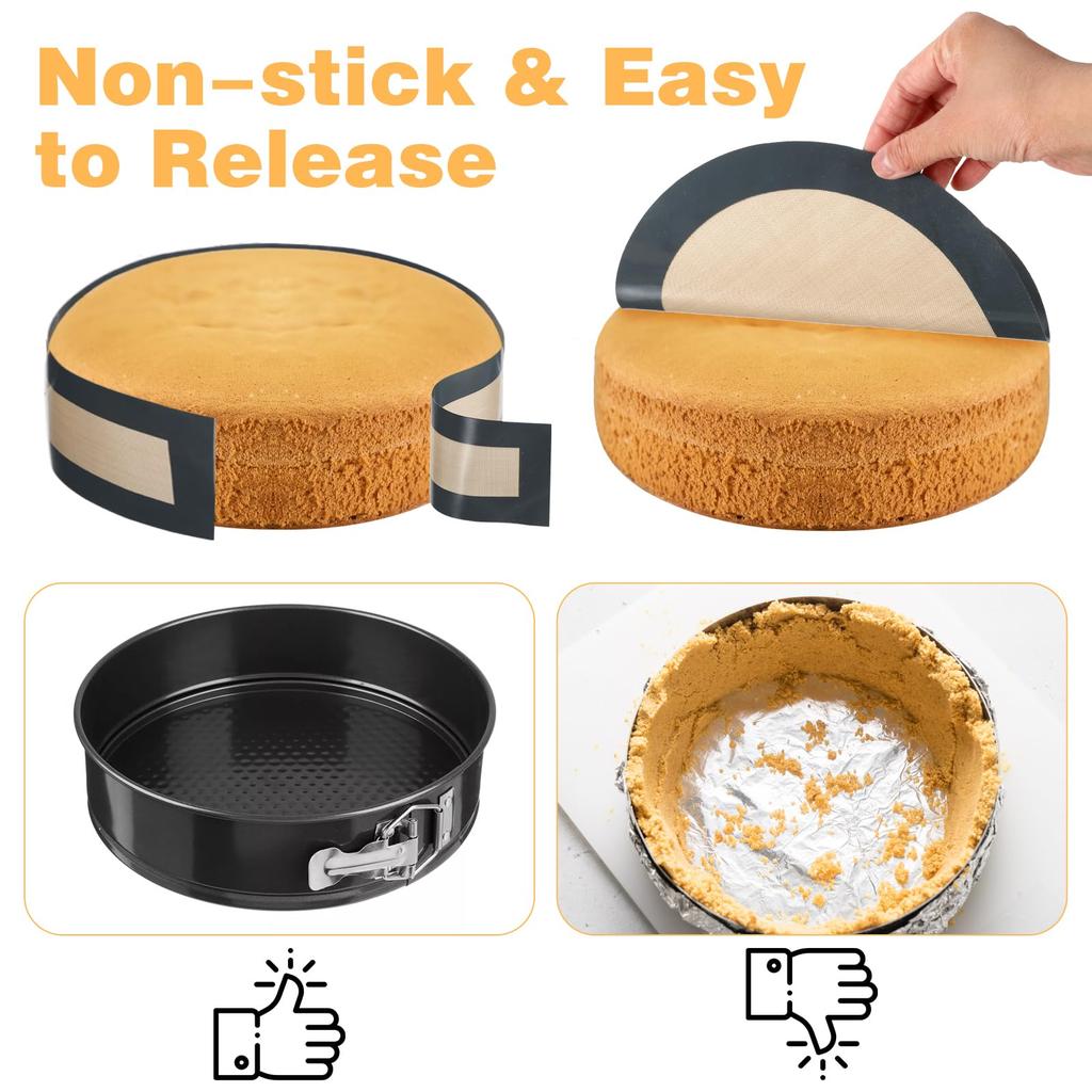 1/2/3set New Silicone Baking Mat Set Prevent From Sticking Bottom Side Easy Clean Nonstick Baking Cake Mat Kitchen Baking Tools