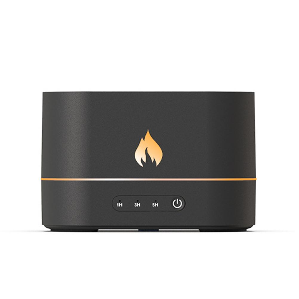 Flame Humidifier Essential Oil Diffuser Cool Mist Humidifiers for Bedroom 200 Ml Mini Air Small