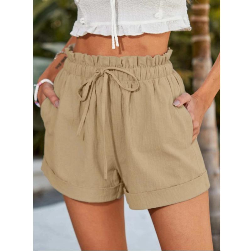BITCED Damenmode, lässig, einfarbig, bedruckt, Hosen und Caprihosen