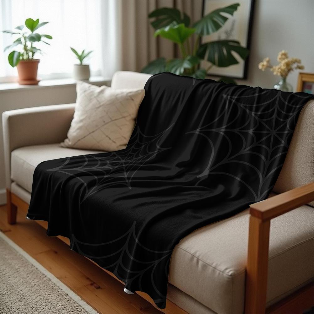 Corn Dog Fast Food Dark Cartoon Anime Print Flannel Blanket Soft Warm Throw for Kids Bedroom Sofa Christmas Office Car