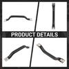 55009801K Interior Door Handle Pull Strap Kit Black Front Left Driver and Right Passenger Side Compatible with Jeep Wrangler YJ 1987-1995 Pack of 2