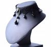 Gotycki Naszyjnik Czarna Koronka Styl Punk Damski Boho Folk Choker Retro