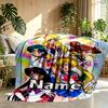 Custom Name Personalized Sailor Moon Print Blanket, Home Decor, Bedroom, Sofa, Camping, Couch, Gifts for Birthday Christmas