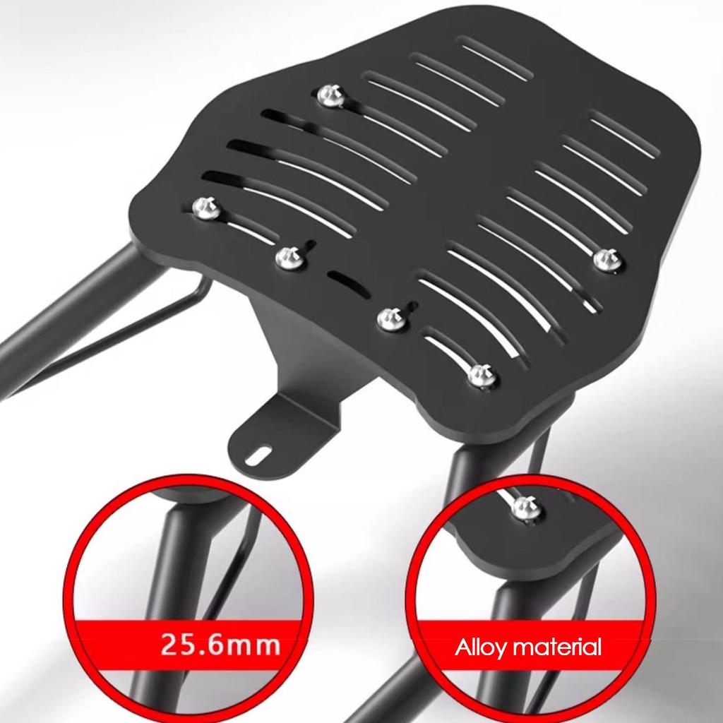 Motorcycle Adjustable Rear Luggage Rack Iron Tail Case Bracket Extender Carrier Motorcycle Cargo Rack Storage Box Support