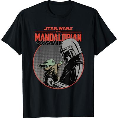 The Mandalorian Mando und das Kind Retro T-Shirt