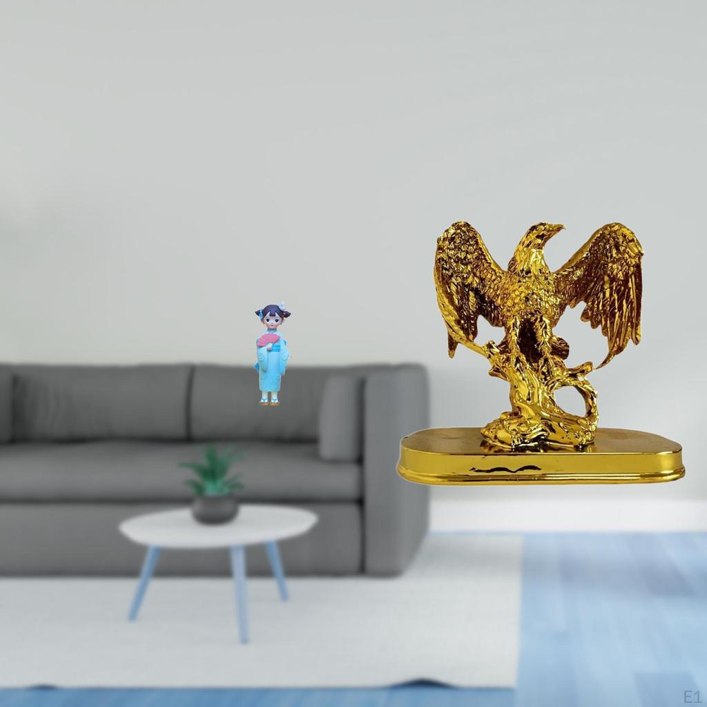 Asian Kabuki Geisha Doll Figurine with Modern Art Sculpture Resin Statue for Bedroom Office Desk