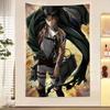 Vintage Anime AAttack On Titan Printed Large Wall Tapestry Indian Buddha Wall Decoration Witchcraft Bohemian Hippie Wall Art