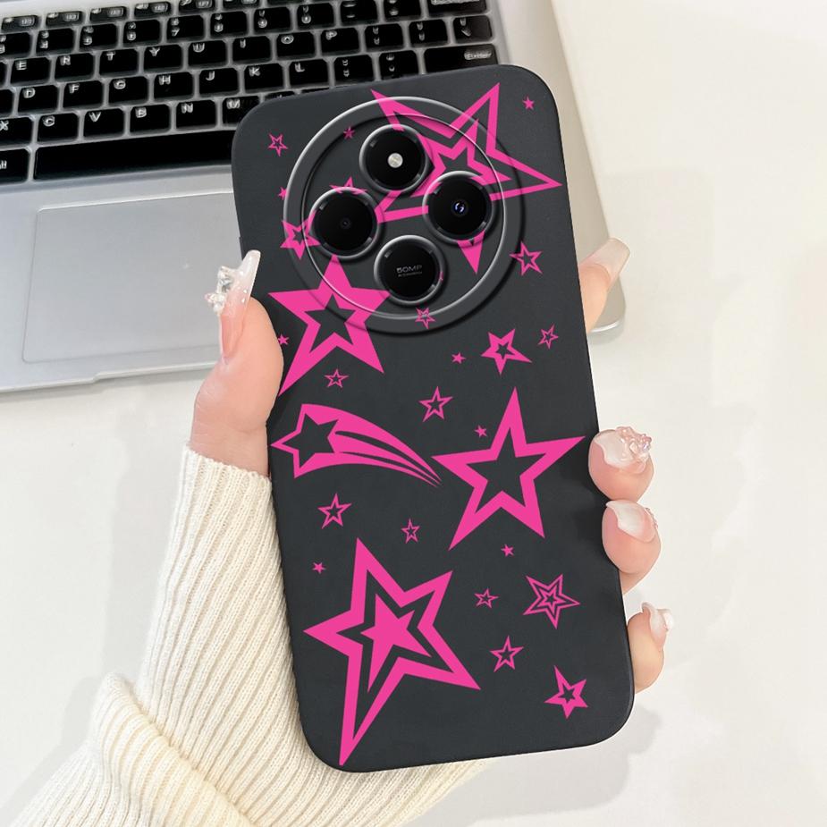 Für Xiaomi Poco C75 Hülle Stilvolle Kunstbemalte Abdeckung Weiche Silikon Stoßfeste Handyhülle Für Xiaomi Poco C75 PocoC75 Fundas Bumper