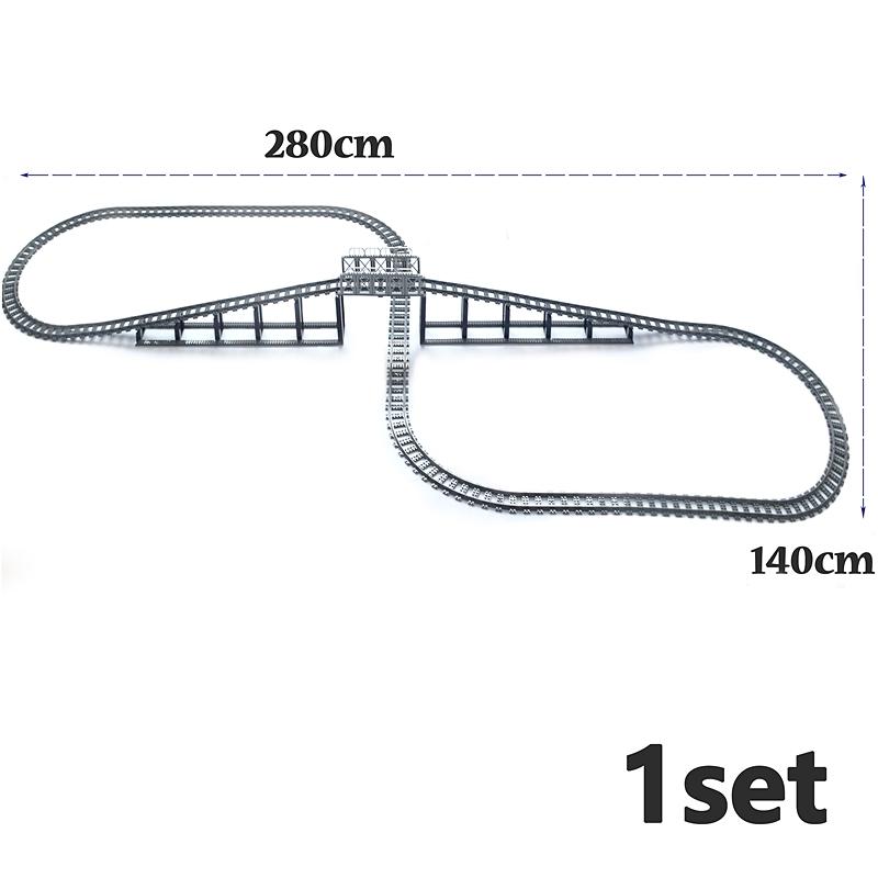 YENI Şehir Trenleri Esnek Parçalar Yumuşak Düz Kavisli Raylar Anahtarı Yapı Taşı Yaratıcı Modeller Demiryolları Oyuncaklar Çocuklar Için Hediyeler