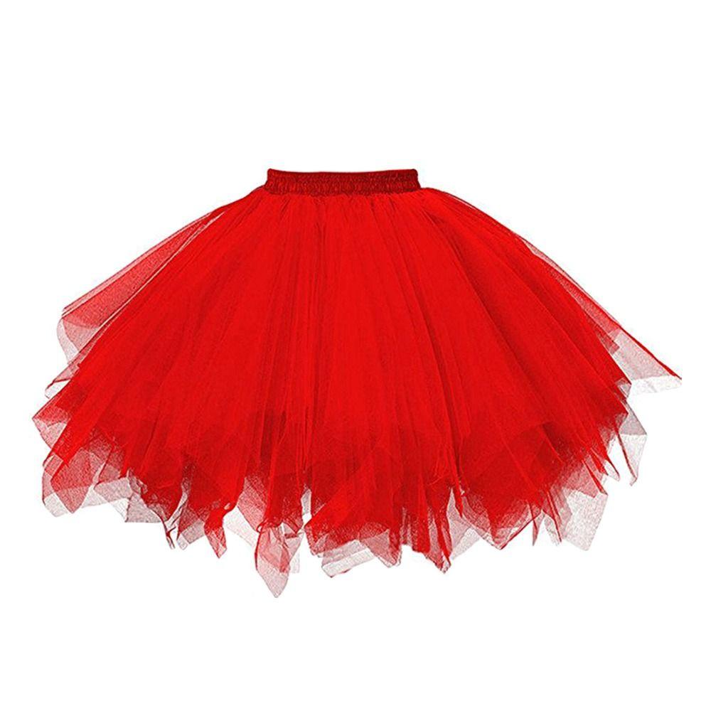 Petticoat s vysokým pasem 50. léta Taneční sukně Módní baletní sukně Párty