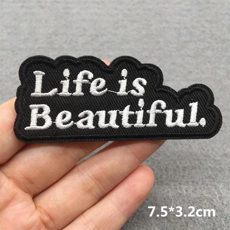 Cartoon Letter Patch Iron On Patches For Clothes Animal Embroidered Patches Funny Embroiderey Patch For Clothing Sewing Stickers