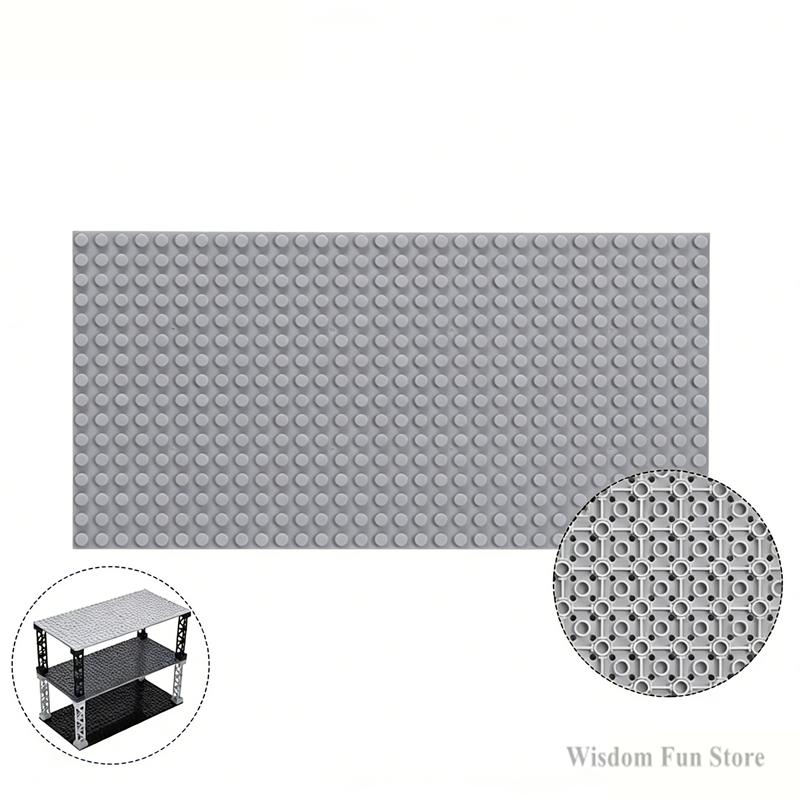 Placca Base 16x32 Punti Blocchi da Costruzione Muro di Mattoni Double-Sided Base Blocchi di Assemblaggio MOC DIY Accessori Compatibili Mattoni Principali