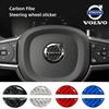 Kohlefaser Auto Lenkrad Aufkleber Zubehör Für Rdesign XC60 xc70 XC90 V40 V50 V60 S40 S60 T6 AWD S80L EX90 XC40