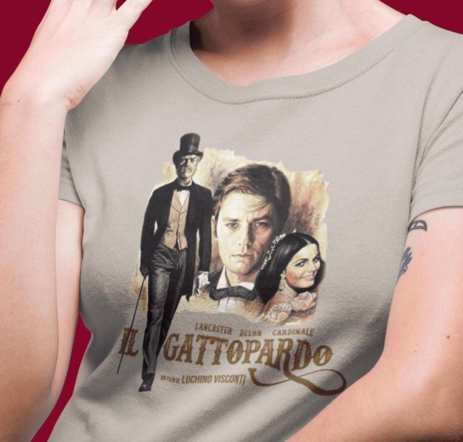 Il Gattopardo T-Shirt – Visconti Italian Cinema, Burt Lancaster L