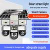 V380 Solar-Powered 4G Outdoor Camera: Waterproof HD Night Vision with LED Streetlight
