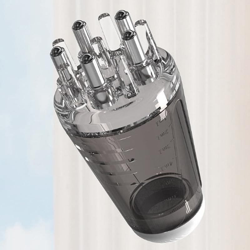 Mini aplicador portátil para couro cabeludo, pente líquido, raízes de cabelo, massagem, pente de medicina