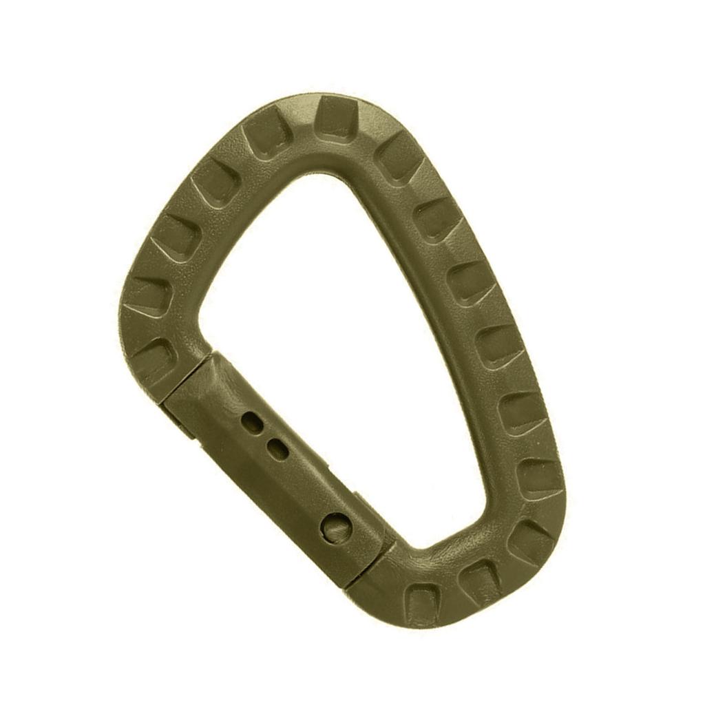 Tactically Carabiner Keychain D Rings Spring Snap Gear Clip Utility Hooks Backpack Hanging Buckle for Outdoor Travelling