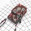 Nylon Schulter-Crossbody-Handytasche für Damen, Sport Laufen Mehrschichtige Reißverschlusstasche Armbandtasche, Clutch Münzbörse, Schlüsselhalter