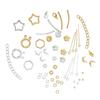 1027pcs/Set Lobster Clasp Beads Cap 9 Pins Rhinestone Beads CCB Bead Frame with Needle Kit for DIY Bracelet  Jewelry Making