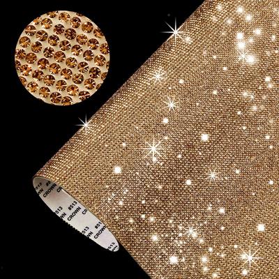 Bling Bling Rhinestone Sticker Shining Rhinestone for Crafts Self-Adhesive Diamond Sticker DIY for Gift Decoration Art Craft (3 Sizes, 4 Colors)