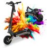 KuKirin Patinete Elétrico G4 para Adultos, Motor de 2000W, Bateria de 60V 20Ah, Pneus Sem Câmara de 11 Polegadas, Suspensão Dupla, Freios a Disco Duplos, Design Dobrável