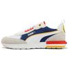 R22 Comfortable Lightweight Low-Top Casual Shoes Unisex Sneakers White Blue 383462-12