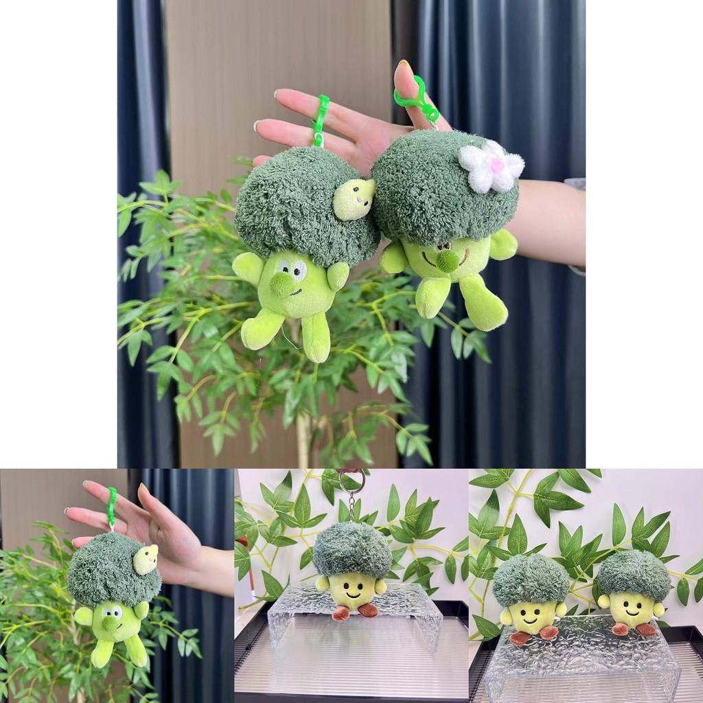 Adorable Plush Vegetable And Fruit Character Keychain With Soft Short Fur Design