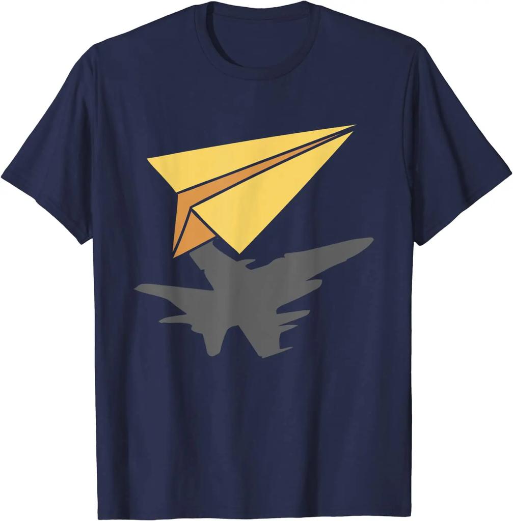 Paper Jet Fighter Plane Airplane Aviation Aircraft Airfield Men TShirt Short Sleeve Casual 100 Cotton ONeck Summer Shirts