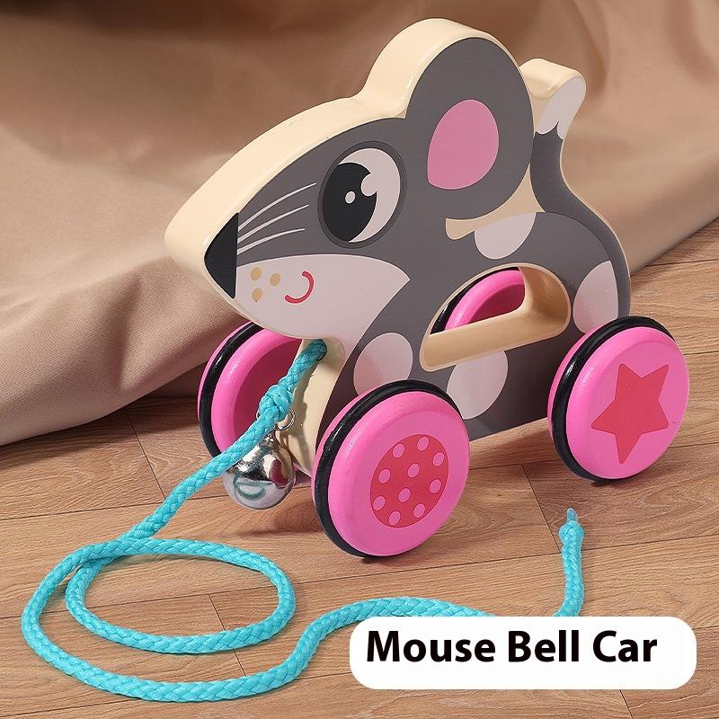 

Детская каталка-толкатель щенок барабан тележка 1-2 года младенец и ребенок тяга