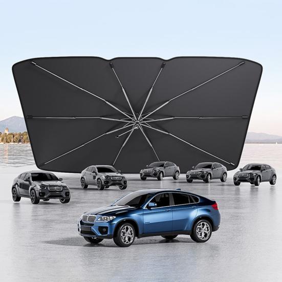 Windshield Sun Shade Umbrella UV Resistant Universal 360-Degree Rotation Car