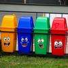 Creative and Fun Expression Trash Can Home Decoration and Beautification Stickers