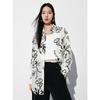 PEACEBIRD Women's Lyocell All-Over Print Long-Sleeve Shirt