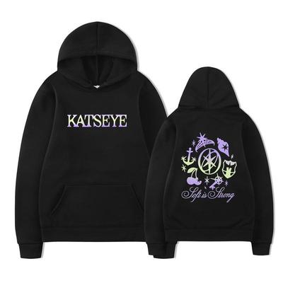 Felpa con cappuccio in pile KATSEYE TOUR 2025 - Estetica Nuovo Album