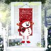 Christmas Snowman Hanging Flag Navidad Natal Noel Door Pendant Banner Merry Christmas Decorations For Home 2025 New Year 2025