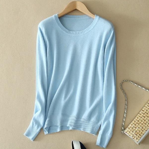 Autumn Winter Sweater Women Long Sleeve O-neck Knit Tops Solid Slim Fit Bottoming Shirt Korean Fashion Pullovers Knitwears