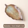 Embossed Leaf Veins Jewelry Dish Maple Leaf Shape Ring Dish Gifts Ceramic Jewelry Tray  Home Decor