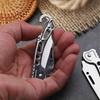 Top Quality Mini Zipper Knife Utility Knife Outdoor Survival Gadget Keychain Pendant Pocket Knife