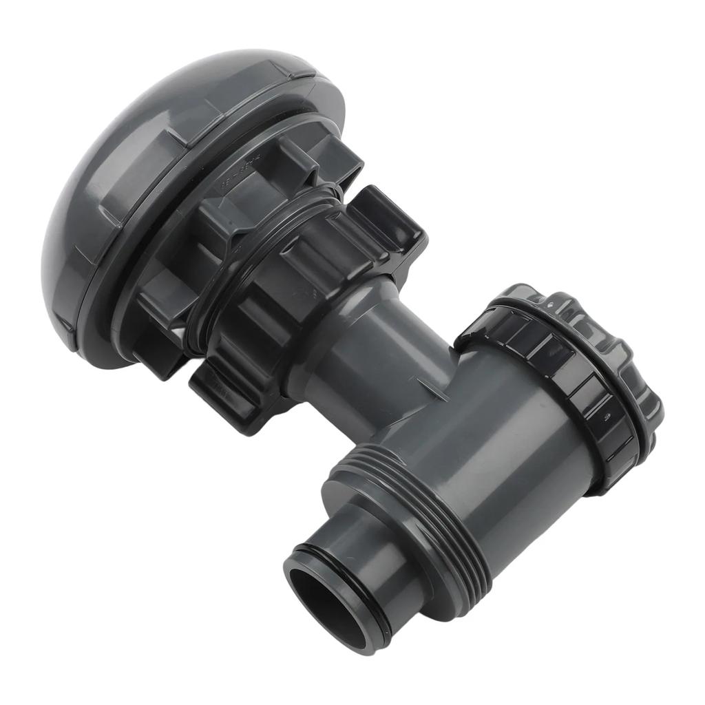 P6H1317 Filter Plunger Valve: 38 Mm On-off Valve + Filter For Above Ground Pools Filter Plunger Valve Switch Valve Outdoor Tool