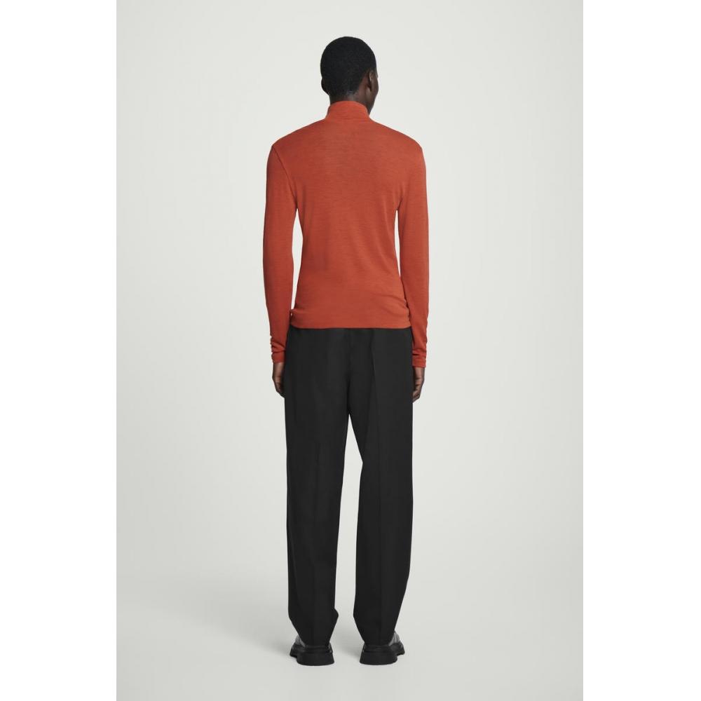 Cos Japan Slim Fit Jersey Roll Neck Sweater