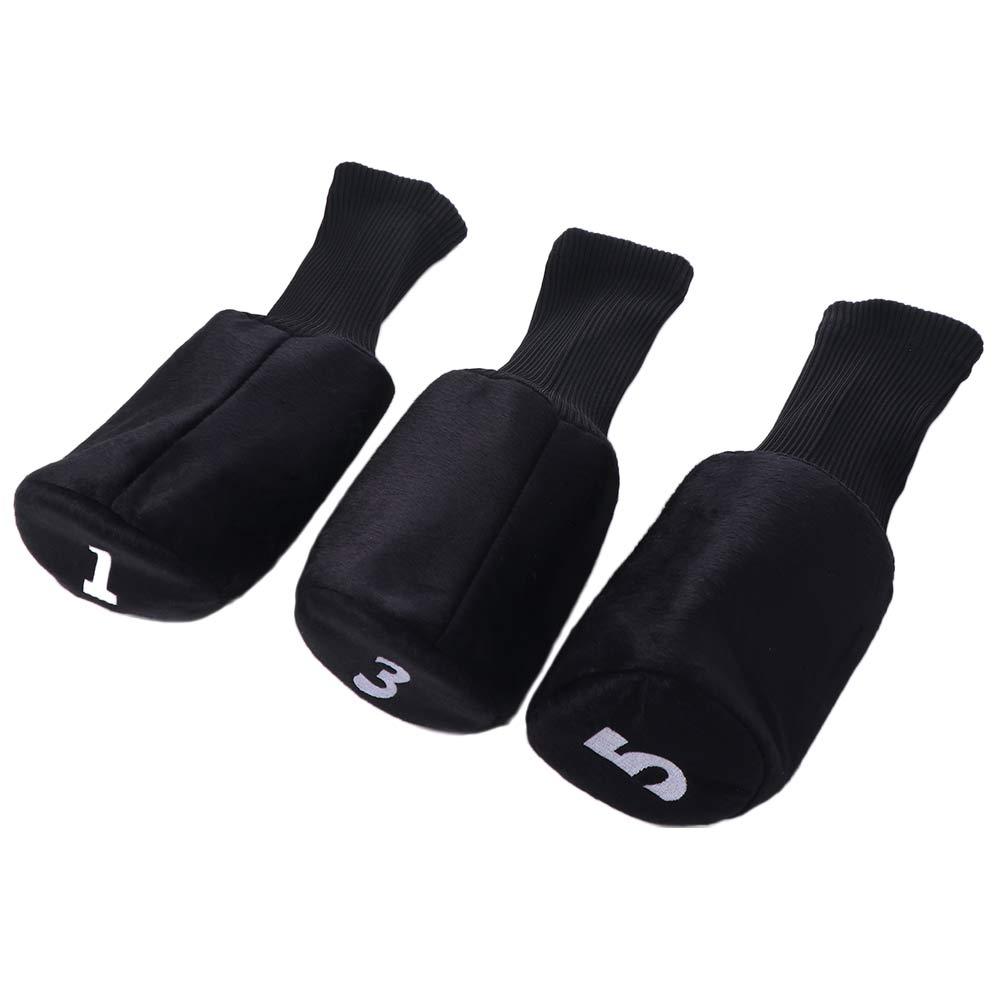 Long Neck Golf Club Protector Fluff Cloth Wood Head Covers Golf Headcovers  Outdoor Sports