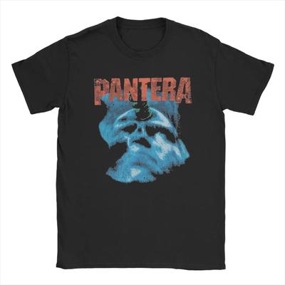 Groupe Musique Rock Pantera Métal T-Shirts Homme T-Shirts 100% Coton Été T-Shirt Manches Courtes Col Rond T-Shirt Mode 4XL 5XL 6XL