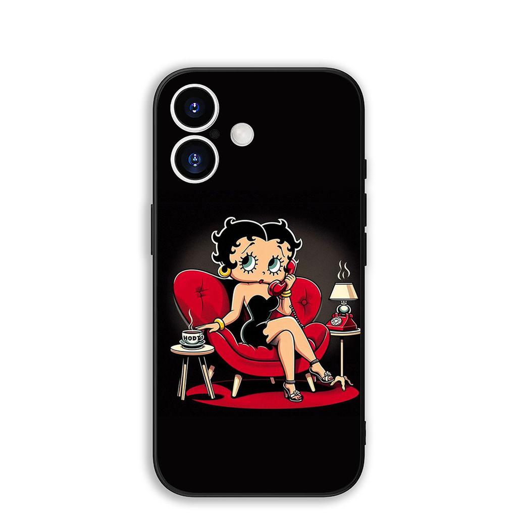 Cover for Samsung Galaxy S22 S21 S20 Fe Ultra S9 Plus + A13 A22 M21 M31 M55 M15 Phone Case Kawaii B-Bettys Anime B-Boops