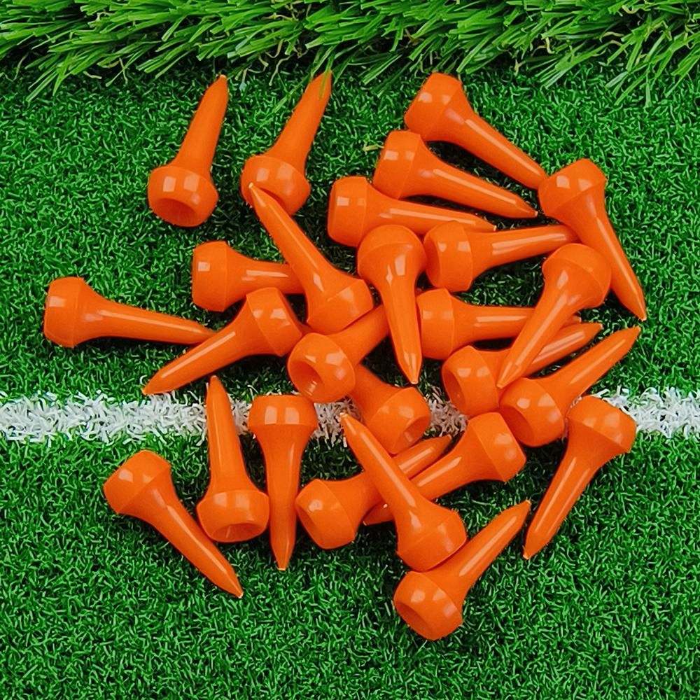 50pcs/Pack Mushroom Shape 34mm Plastic Golf Tee Durable Golf  Practice Golf Tees