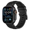 Triple-Layer Armour Silicone Sport Watch Band For Apple Watch 49mm/46mm/45mm/44mm, Adjustable Protective Replacement Wrist Strap
