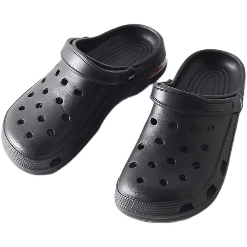 Men's Breathable Summer Closed-Toe Hole Slippers Sandals, Casual Plus Size Exclusive Style