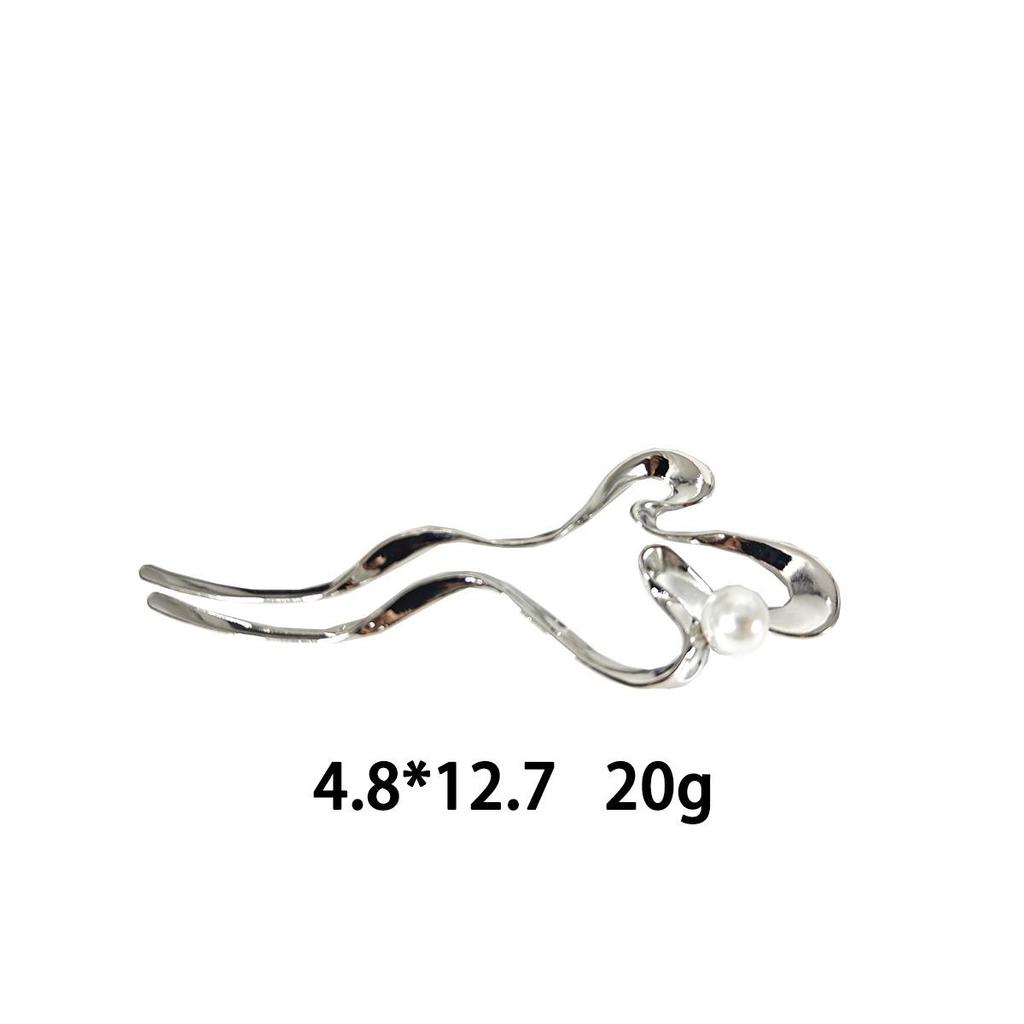 Cross U-Shaped Hairpin: Simple Hair Bun Accessory for Women
